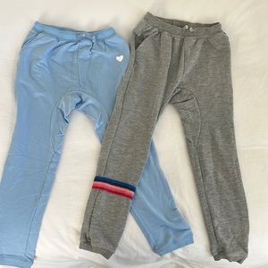 Set of 2 kids spiritual gangster harem sweats size XS/8